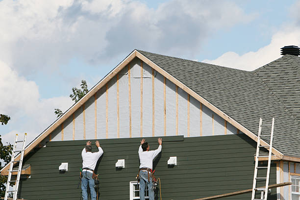 Professional Siding Repair technician working in Machipongo, VA